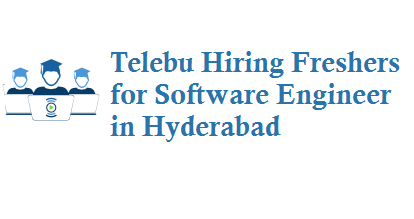 Telebu Hiring Freshers for Software Development Engineer in hyderabad